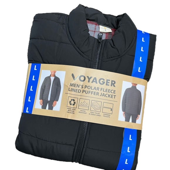 Voyager Jackets & Coats Voyager Mens Polar Fleece Flannel Lined